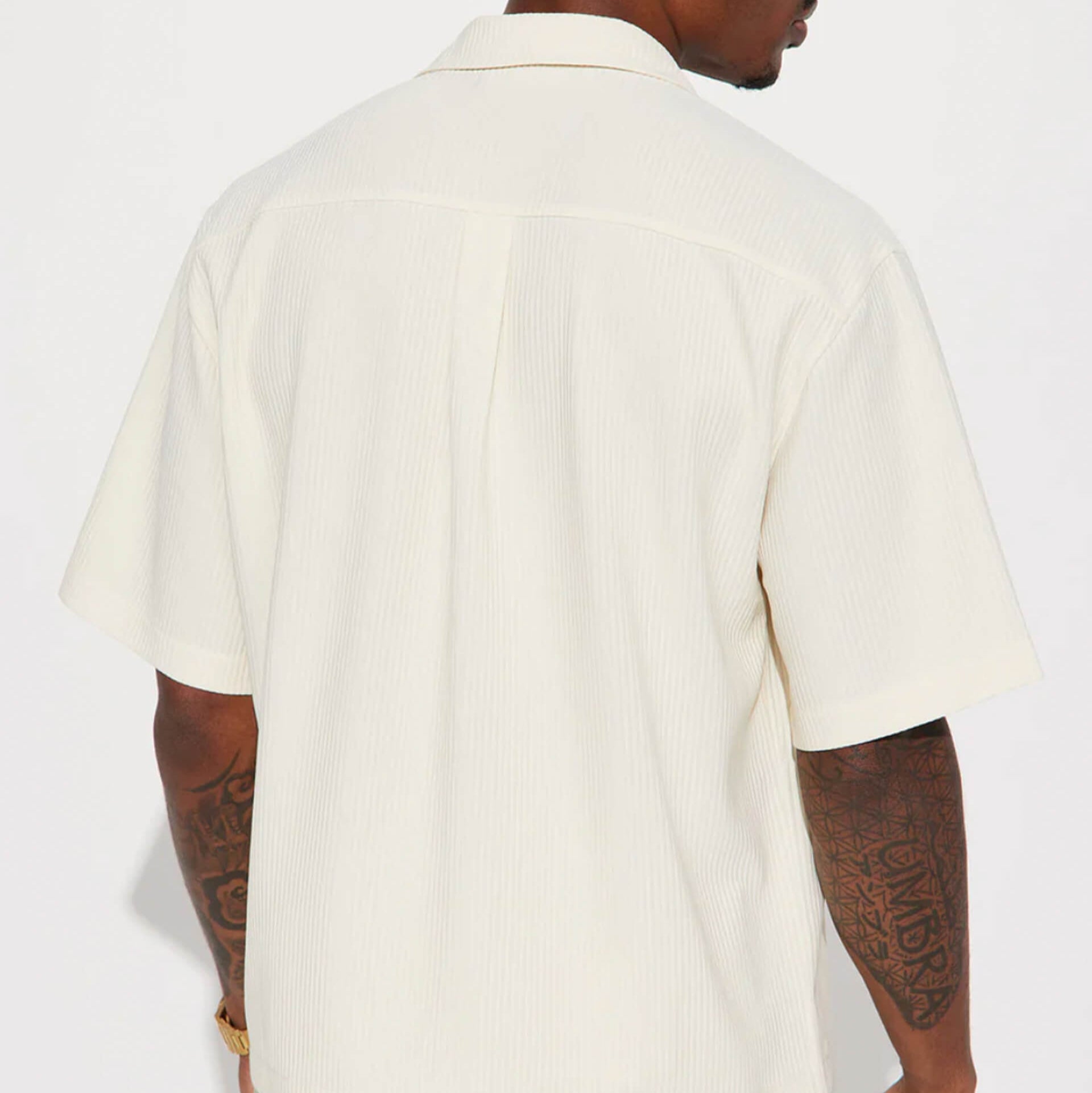 IVOIRE PLISSÉ – Chemise