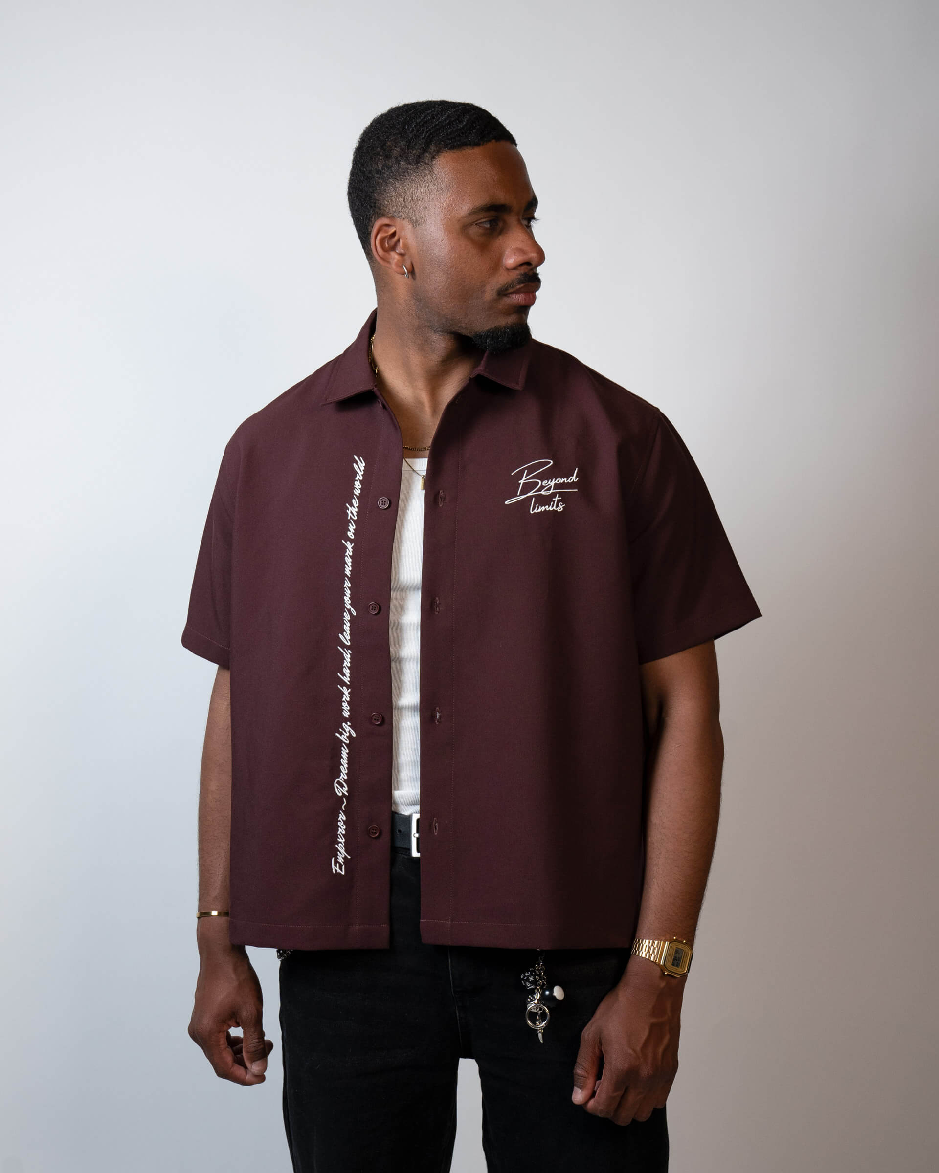Overshirt ''Beyond limits'' Brown