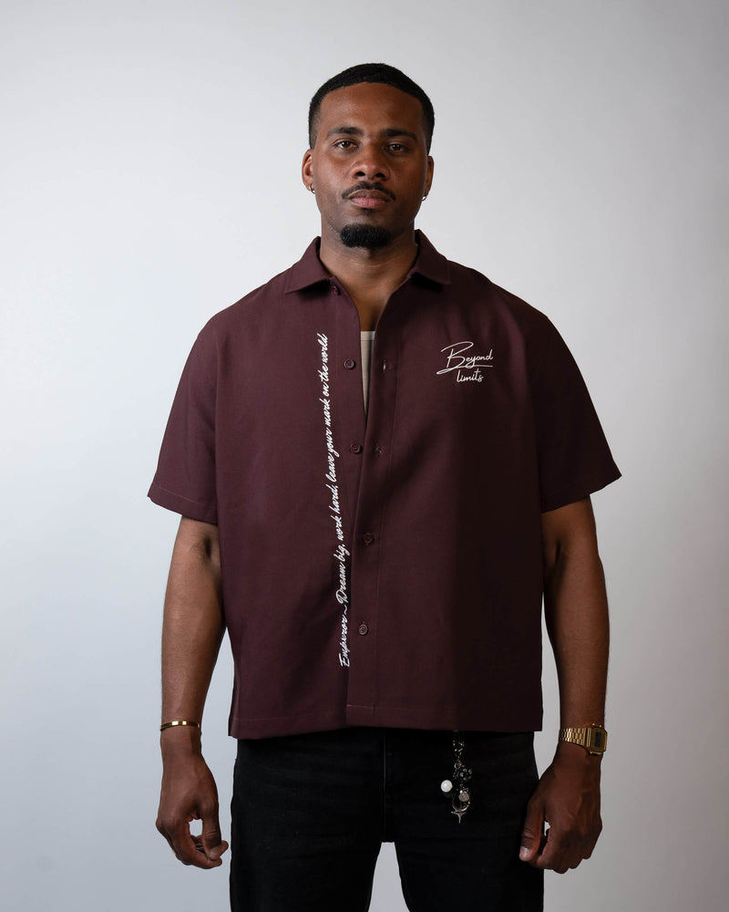 Overshirt ''Beyond limits'' Brown