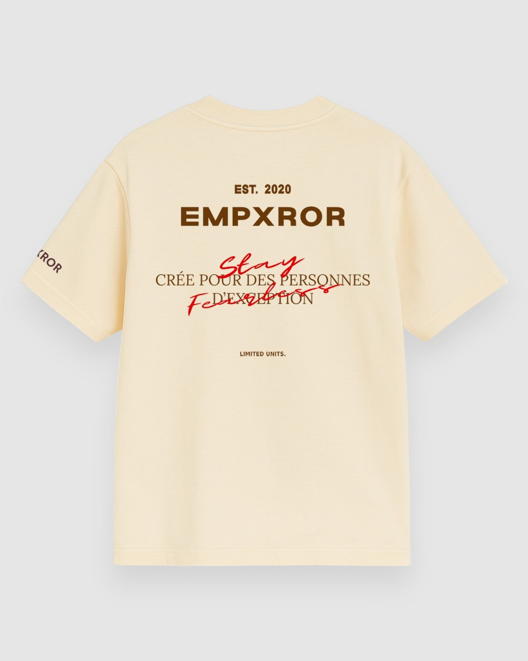 ORIGINAL CREAM OVERSIZED TEE